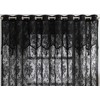 Warm Home Designs Semi Sheer 102" x 84" Lace Black