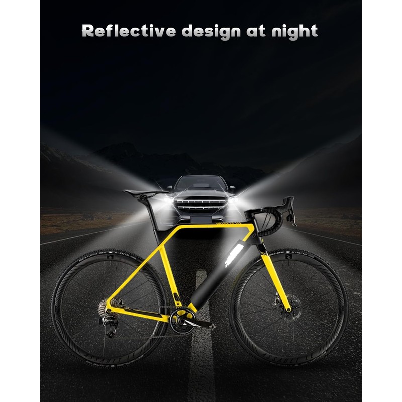 CBHCARCAR EBike Battery Cover, (11.8-15.8in circumference) Reflective Battery Protective E-Bike