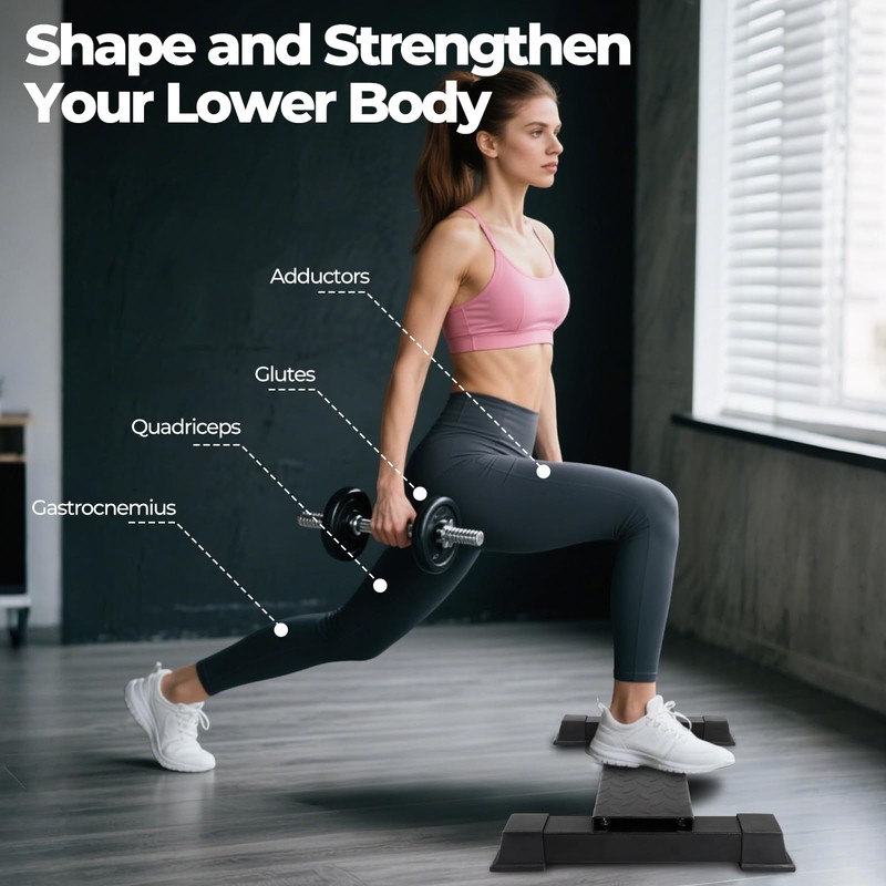 Olenyer Steel Calf Raise Bar for Home Gym, Standing Calf
