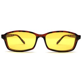 SPEED ADDICT NIGHT DRIVE POLARIZED QUARE NARROW SUNGLASS (Night Drive Polarized Square Narrow Sunglasses) Tortoise Shell x YELLOW, Tortoise Shell x YELLOW