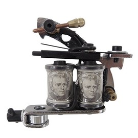 G Frame Tattoo Gun Machine With Dollar Coils