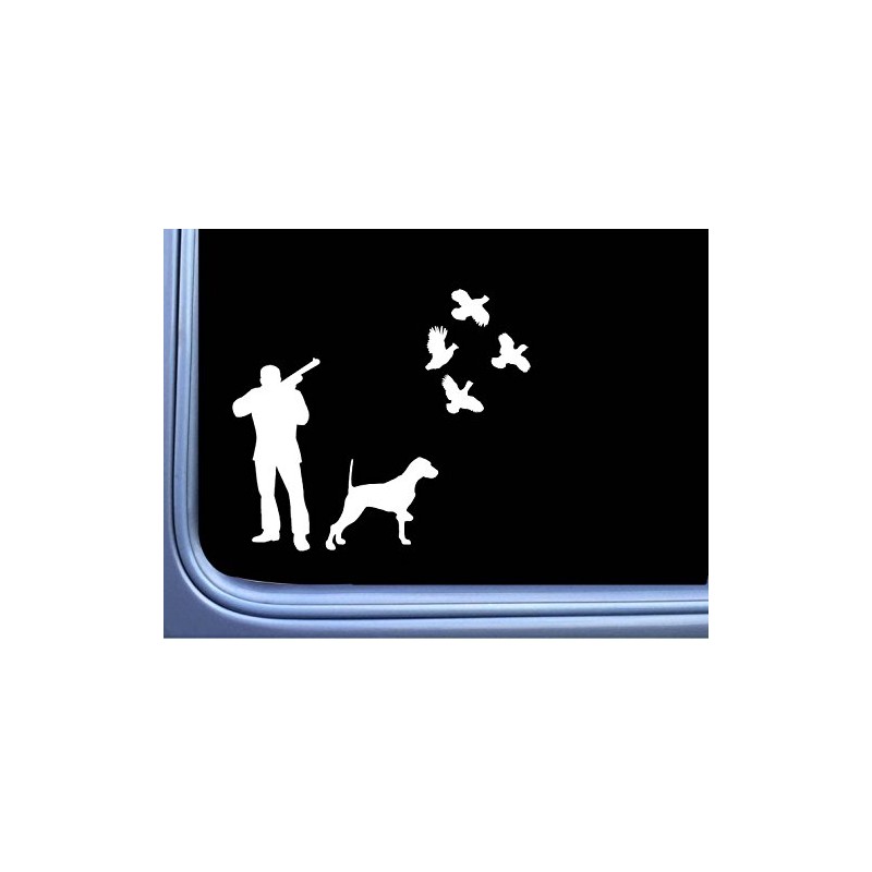 EZ-STIK English Pointer 4 Quail M307 8 inch hunting dog