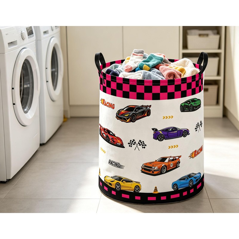 Car Laundry Basket Cute Hamper for Organizer Room Decor(Car)