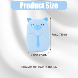 Huipalon 1 Box Travel Soap Portable Disposable Paper Soap Essentials Travel Soap Sheets Mini Travel Soap for Home Travel Camping Outdoor Activities