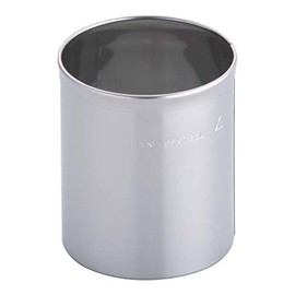 Endoshoji TKG Vegetable Cutting Die, Putty Pull, Round No. 4, Inner Diameter x Height 1.5 x 1.8 inches (39 x 45 mm), Stainless Steel, Rust Resistant, Hygienic, Commercial Use BPT01004