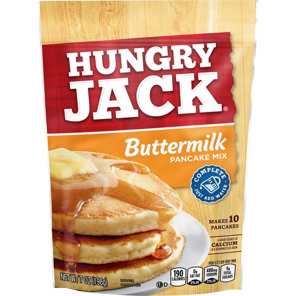 Hungry Jack Buttermilk Pancake Mix, 7 Ounce (Pack of 12)