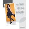 MeMoi Glitz & Glamour Glitter Opaque Tights, Smooth and Comfortable