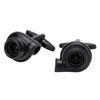 Mini Turbo Cufflinks in Matte Black, Unique Gift for Car
