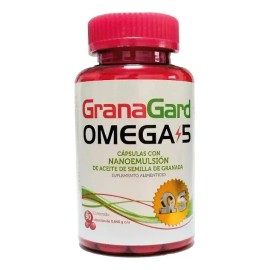 Granagard Nanomulsion Omega 5 Aceite De Granada 90 Capsulas Sabor Sin Sabor