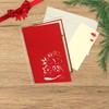 LIN17249 Pop Up 3D Christmas Cards, Christmas Fireplace, N439