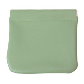 prendre PR-BANEPO Mini Pouch, Pouch, Small Item, Compact, Cute, Stylish, PU Leather, Cosmetic Pouch, Magnetic Pouch, Accessory Pouch, green, (sage green)