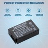 2 Pack EN-EL20 EN-EL20a Battery with Charger Compatible with Nikon