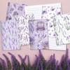12 Pack Purple Lavender Small Pocket Notebook Journals,Flower Butterfly Floral