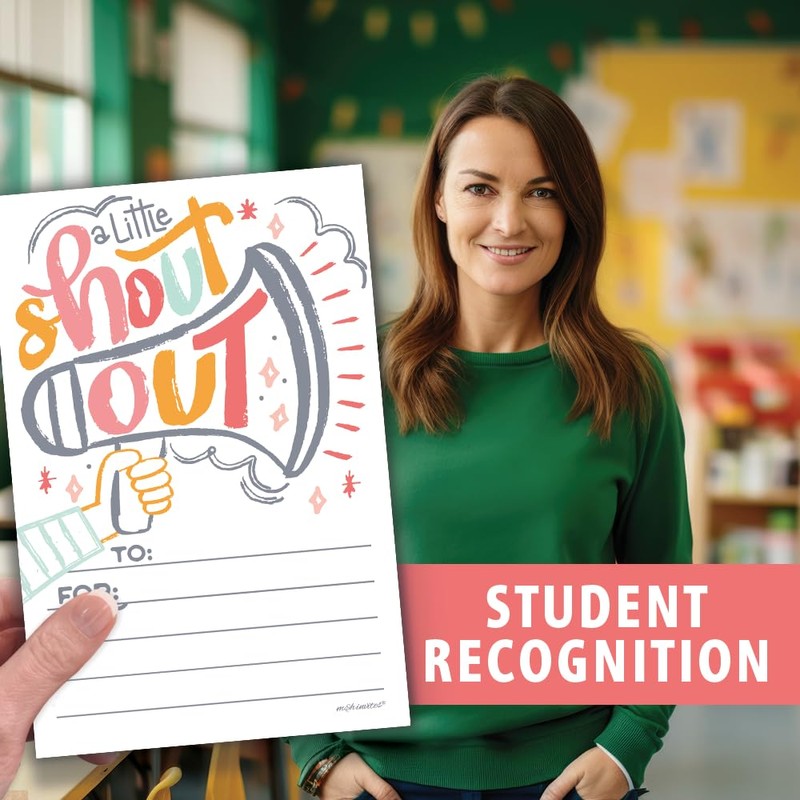 Fun Shout Out Cards For Employees, Office Staff, Teachers and