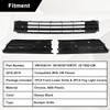 Sekeseauto 3PCS Front Bumper Lower Grille & Front Grill Fog