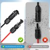 Witproton Solar Panel Connector Caps 10 Pairs, IP67 Weather Male