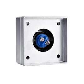 Push to Exit Button for Door Access Control System Zinc Alloy Shell NO/COM Output Square Shape