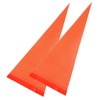 Abaodam 2Pcs Bike Safety Flags High Visibility Cycling Flags for