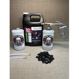 Gal NH Oil Mouse Out Undercoating, Pro Undercoating Gun, 2 Wands, 2 White Quart Bottle, 50 Rust Plugs