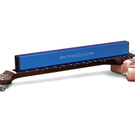 FretGuru Sanding Beam Fret Leveler (16" ~400mm) Professional guitar luthier leveling file includes 240, 320, 400, 600 Grit Advanced Film -Backed Ceramic Sandpaper naphtha based adhesive remover wipes