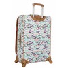 Lily Bloom Luggage 24" Expandable Design Pattern Suitcase With Spinner