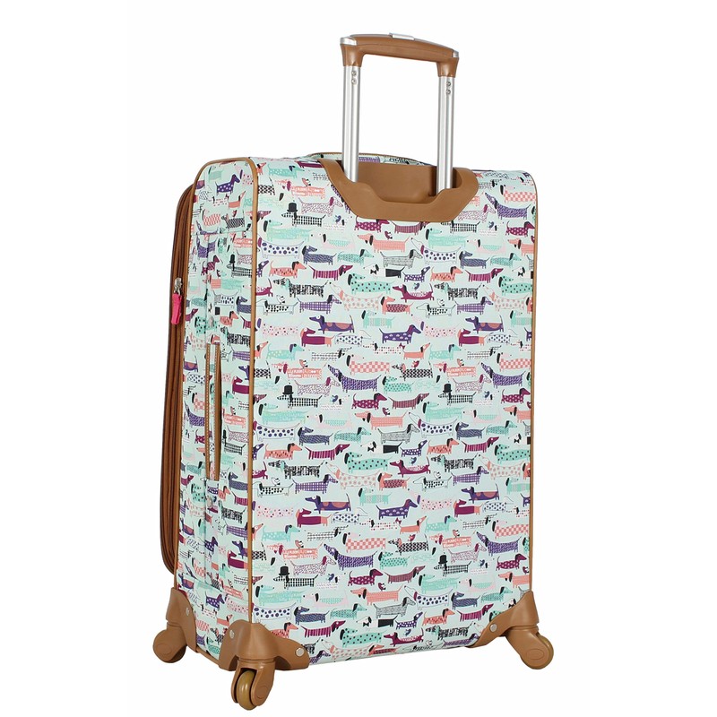 Lily Bloom Luggage 24" Expandable Design Pattern Suitcase With Spinner