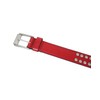 Lowlife Sphere Leather Belt in Red