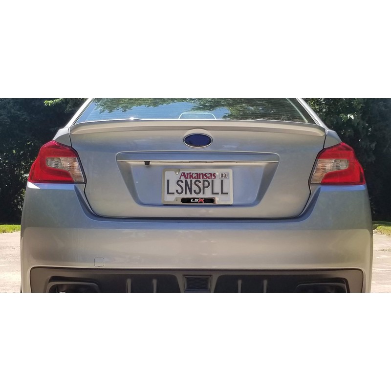 License Plate Frame Cover Holder, LSX Silver for Camaro Corvette,