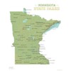 Best Maps Ever Minnesota State Parks Checklist Map 11x14 Print