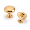 Probrico Pack of 10 Brushed Gold Cabinet Knobs, Gold Cabinet