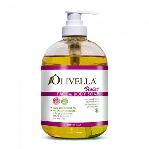 Olivella Liquid Soap 4 Scents 6-pack x 16.9 oz - 500 ml  Pump Bottles Italy