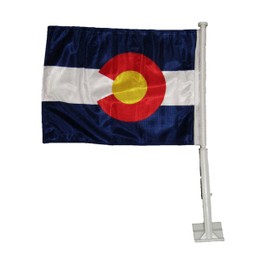 AES 12x18 State of Colorado Double Sided Car Vehicle 12"x18" Flag