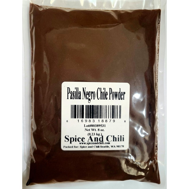 Pasilla Negro Chile Powder, 8oz