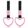 2 PCS Car Heart Hanging Accessories Drift Charm Pink Heart