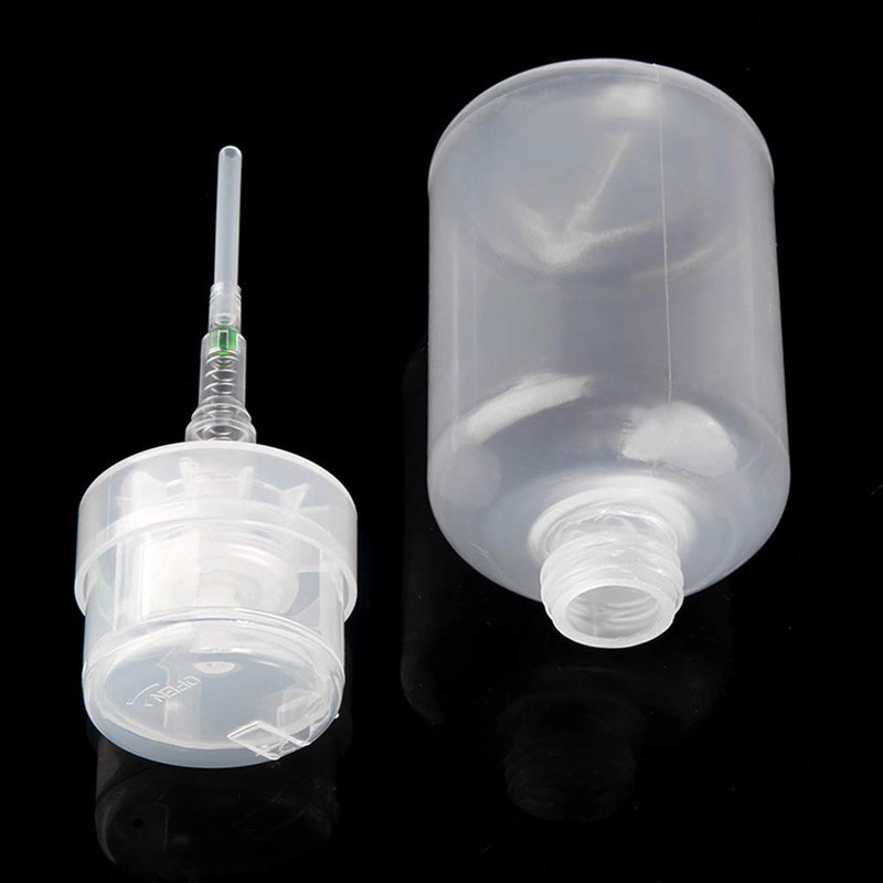 2 Pcs 200ml(6.8oz) Pump Dispenser Bottle for Nail Polish Remover