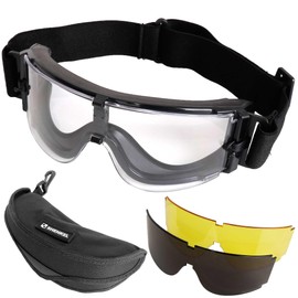 SHENKEL シューティングゴーグル CX800T レンズ3枚付 Tactical Protection Goggle Shooting Armed glass-004