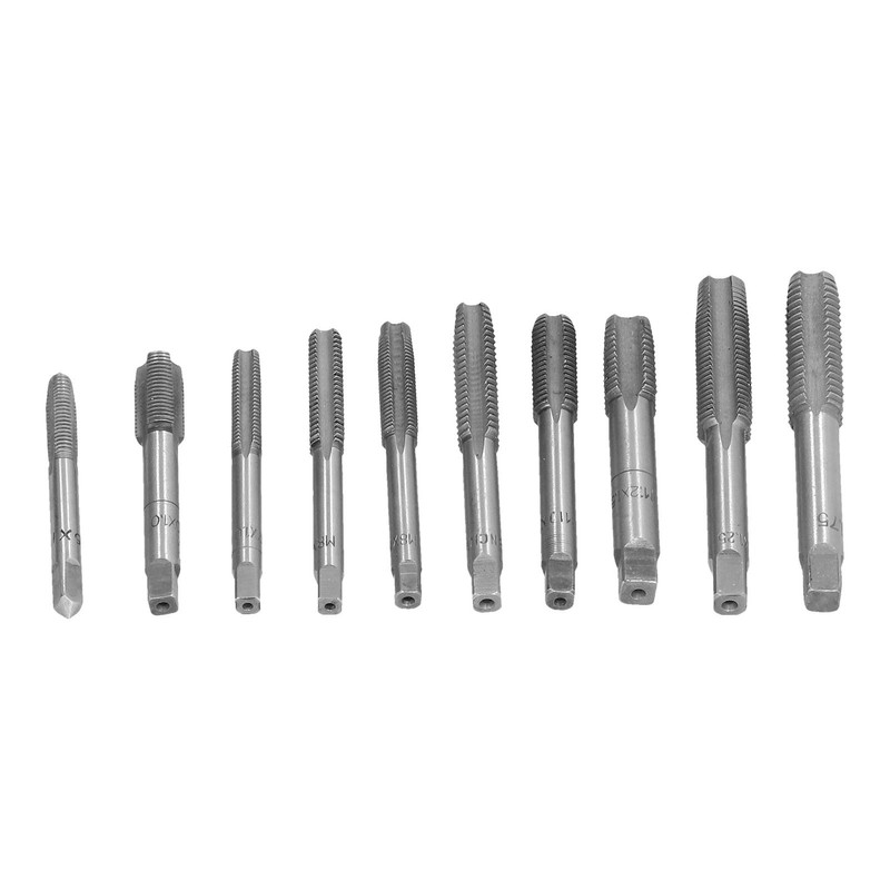 Hand Tap Set HSS Screw Thread Cutter Tapping Bit Manual