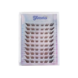 yimmewinks 3 Packs of 10 Rows 8-14mm Upper Lash Cluster of Foxy (Chestnut color)