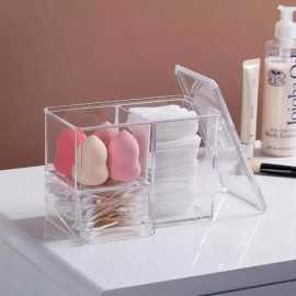 KiMING 케이스 먼지 면봉 멀티 방지 투명 화장솜 키밍 Case Dusting Swab Multi Prevention Transparent Makeup Cotton Swab Kimming