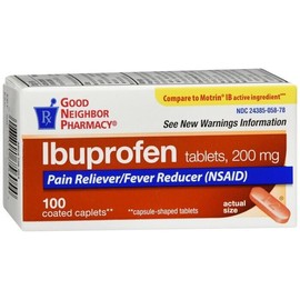 GNP Ibuprofen 200mg Caplets 100ct ibuprofen ORAL TABLET 200 MG