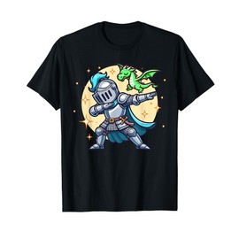 Ren Faire Dabbing Medieval Knight Dragon Funny Renaissance T-Shirt