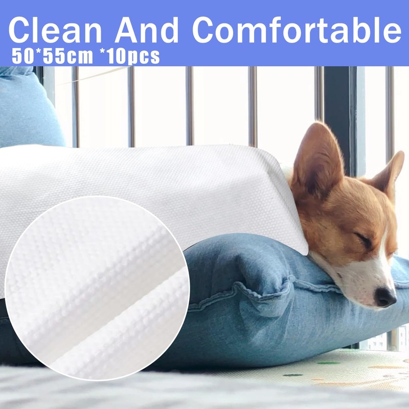 Disposable Pet Bath Towel,10 PCS Portable Pet Grooming Towels,19.6 x