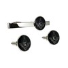 Masonic Freemason Square Compass Tie Clip Cufflinks TieBar Accessory Set