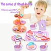 44Pcs Unicorn Tea Party Set for Little Girls, Pretend Plastic