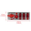 Auto Racing Car Ignition Switch Carbon Fiber Surface Panel 5