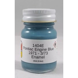MCW Finishes 1404E Pontiac Engine Blue 1971-1973 Enamel Model Paint for Auto