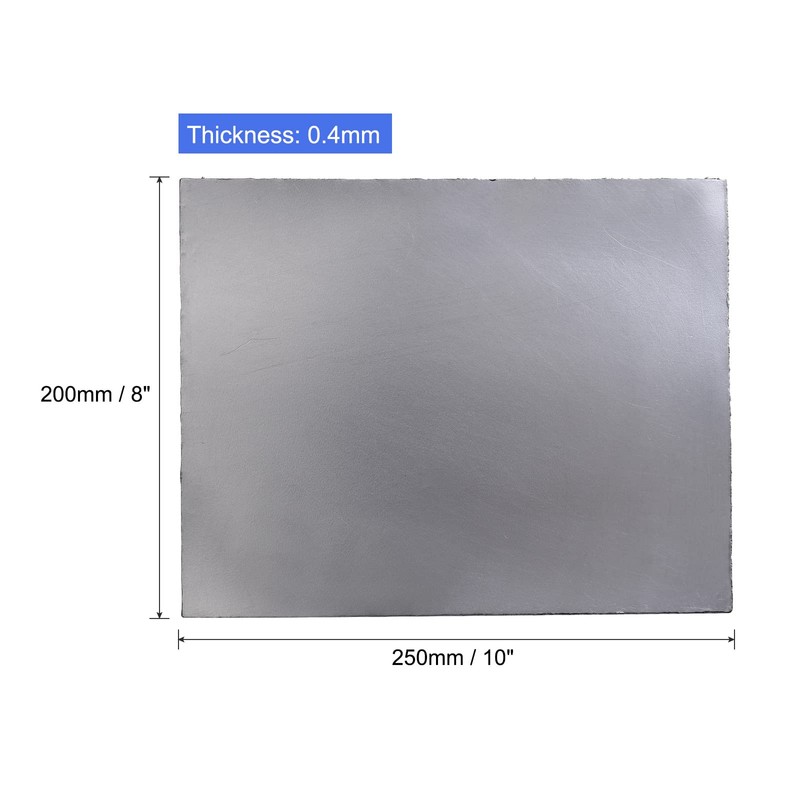 PATIKIL Graphite Flexible Foil Gasket Sheet, Graphite Foil Sheet, Graphite
