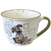 KIUB Bowl with Handle - Dog Design - Fine China