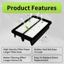 Engine Air Filter Compatible for Honda 2023 2024 2025 Accord Hybrid 2.0L and CR-V Hybrid 2.0L - Replaces 17220-6MA-J01 LX3763 WA10124 2 pack