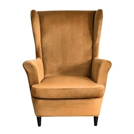 CHNSHOME Armchair Covers for Armchair Cover for a Wing Chair Velvet 2 Pieces